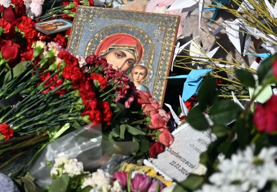 Russia Terrorist Attack Memorial Events