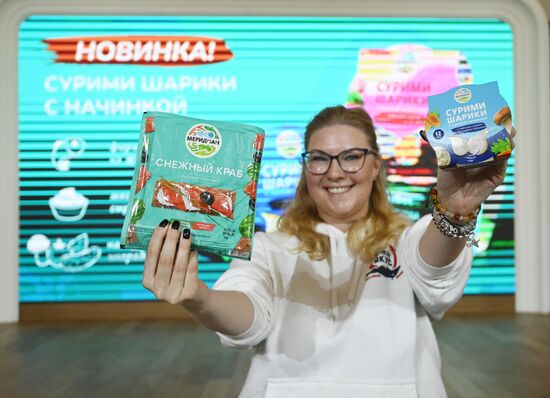 The International RUSSIA EXPO Forum and Exhibition. Pollock Festival, Oh, Mega-Taste! Pavilion K, Russian Cuisine House. Location: Russia, Moscow. Author: Kirill Kallinikov/Sputnik. RUSSIA EXPO. Pollock Festival, Oh, Mega-Taste!