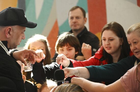 Russia International Exhibition and Forum. Presentation of the Pollock Festival, Oh, Mega-Taste! Pavilion K House of Russian Cuisine. Location: Russia, Moscow. Author: Kirill Kallinikov/Sputnik. RUSSIA EXPO. Pollock Festival, Oh, Mega-Taste!