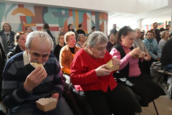 Russia International Exhibition and Forum. Presentation of the Pollock Festival, Oh, Mega-Taste! Pavilion K House of Russian Cuisine. Location: Russia, Moscow. Author: Kirill Kallinikov/Sputnik. RUSSIA EXPO. Pollock Festival, Oh, Mega-Taste!
