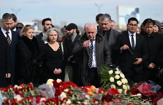Russia Terrorist Attack Memorial Events