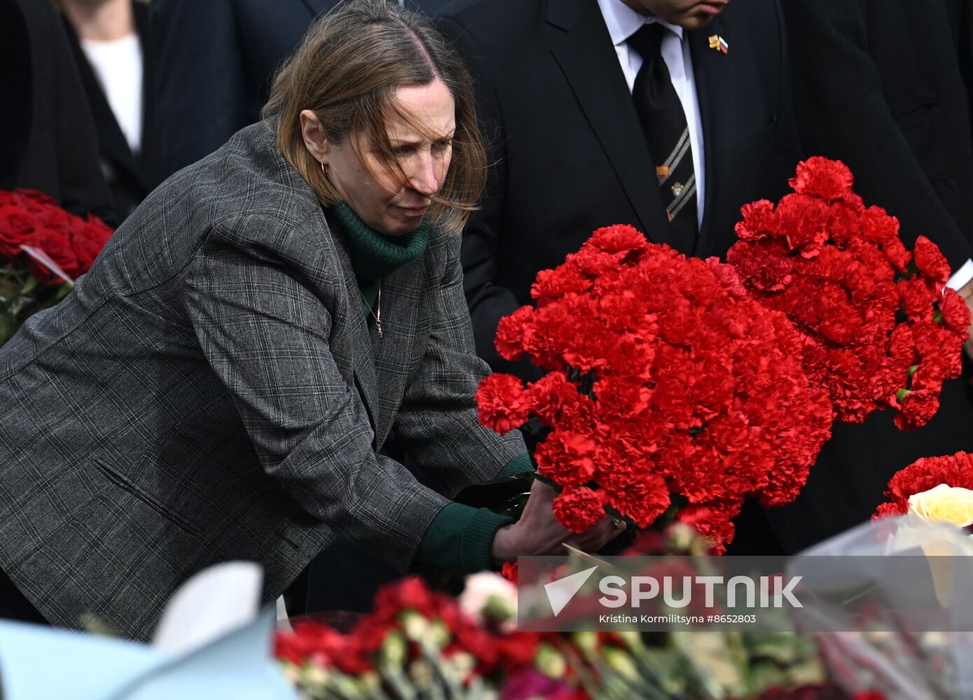 Russia Terrorist Attack Memorial Events
