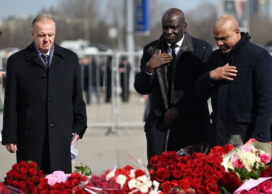 Russia Terrorist Attack Memorial Events