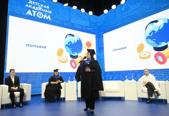 Russia EXPO. Official ceremony of launching new season of ATOM Children's Academy