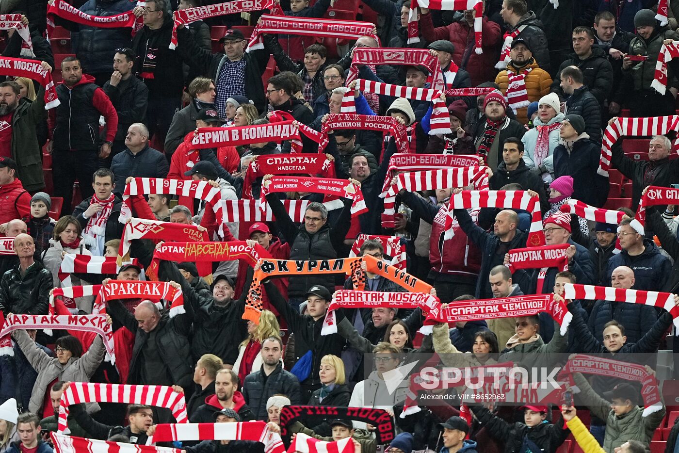 Russia Soccer Premier-League Spartak - Ural