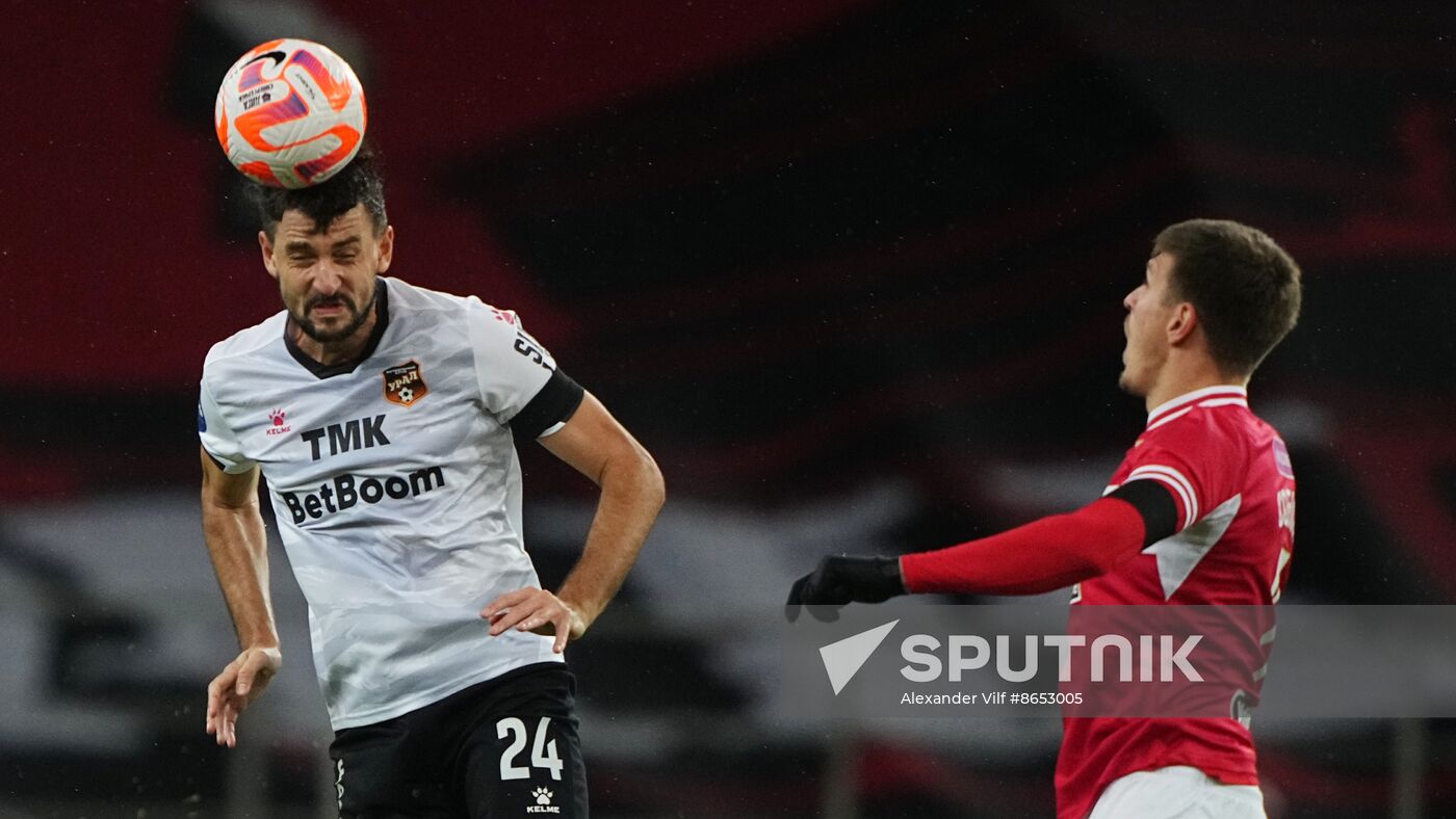 Russia Soccer Premier-League Spartak - Ural