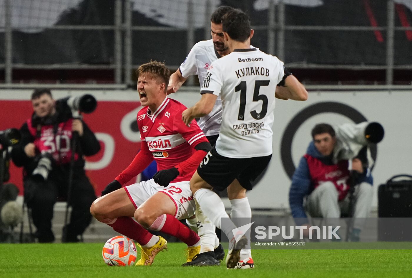 Russia Soccer Premier-League Spartak - Ural