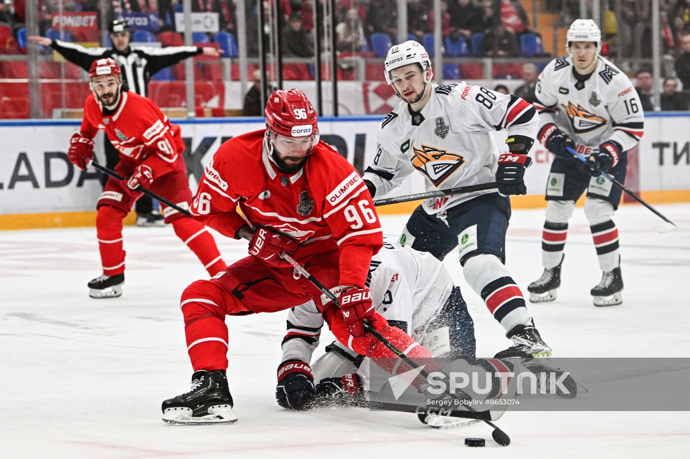 Russia Ice Hockey Kontinental League Spartak - Metallurg