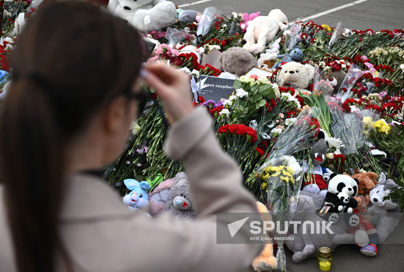 Russia Terrorist Attack Memorial Events