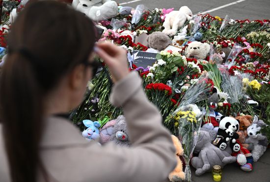 Russia Terrorist Attack Memorial Events