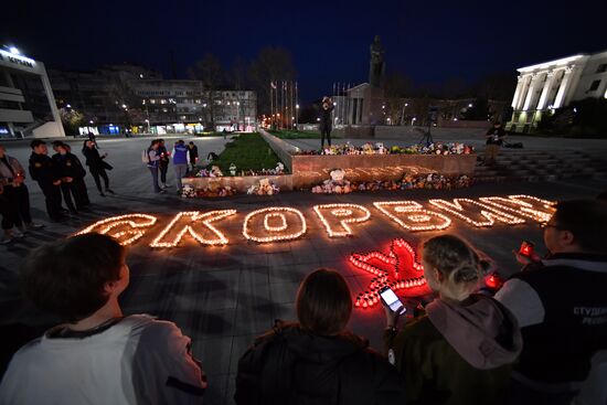 Russia Regions Terrorist Attack Memorial Events