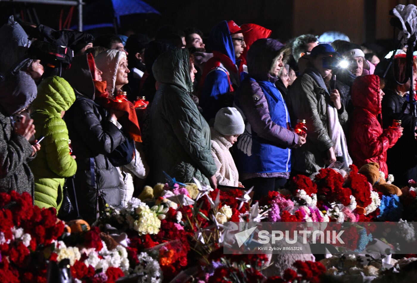 Russia Terrorist Attack Memorial Events