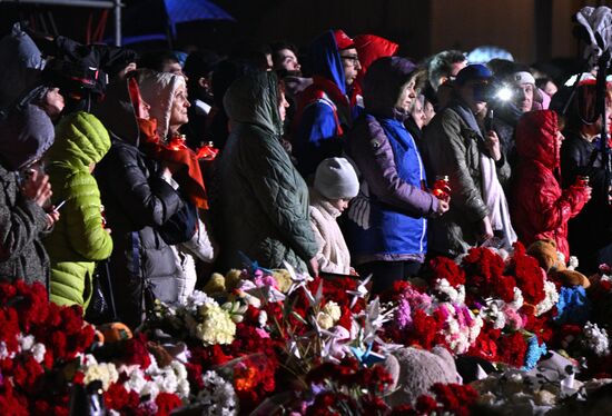 Russia Terrorist Attack Memorial Events