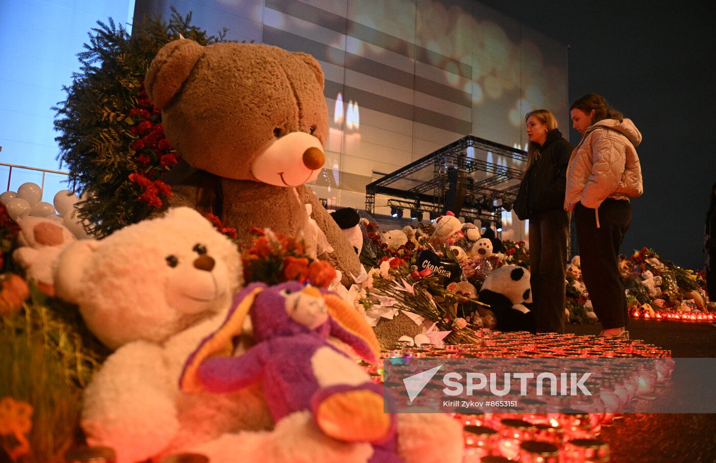 Russia Terrorist Attack Memorial Events