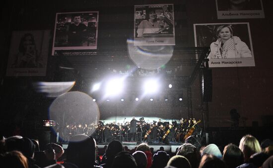 Russia Terrorist Attack Memorial Events