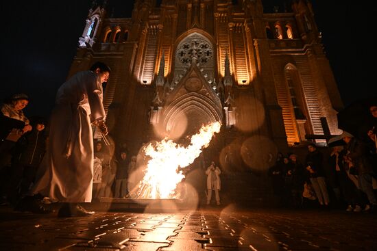 Russia Religion Catholic Easter