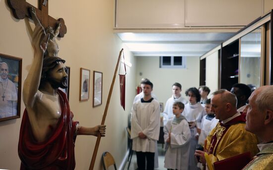 Russia Religion Catholic Easter