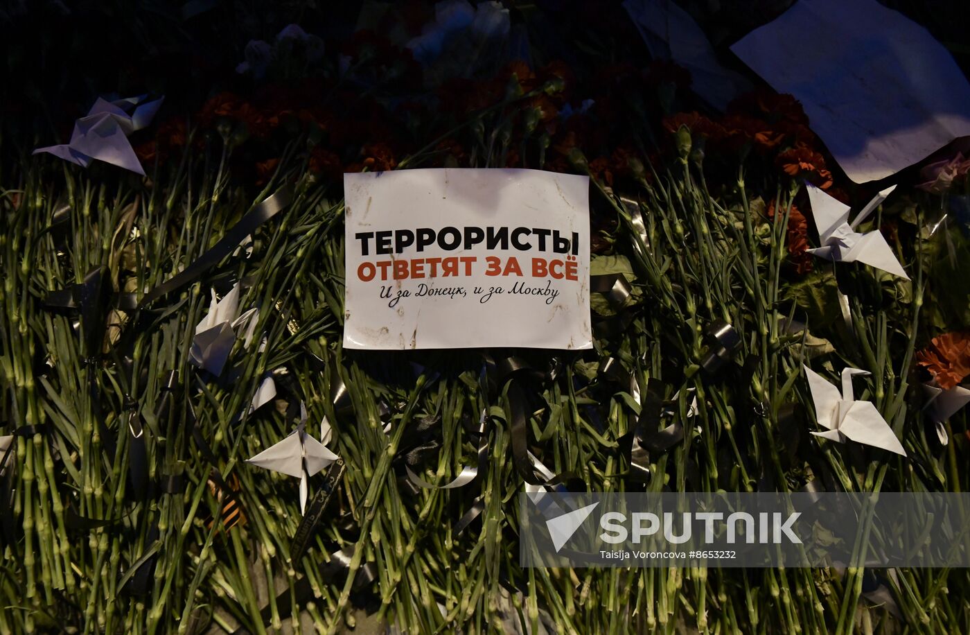 Russia Terrorist Attack Memorial Events