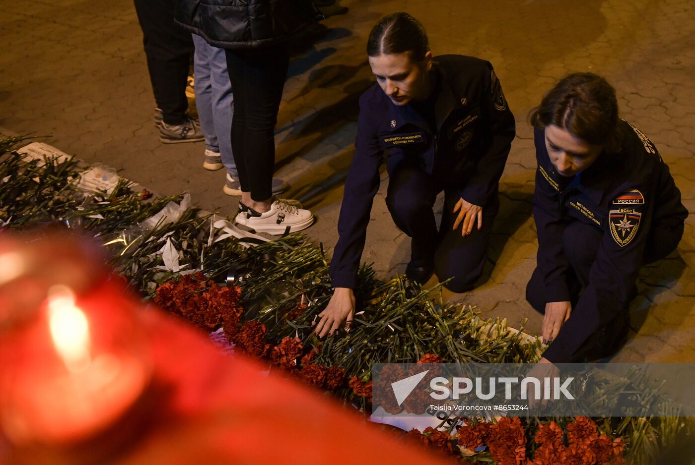 Russia Terrorist Attack Memorial Events