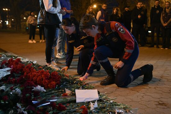 Russia Terrorist Attack Memorial Events