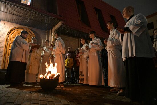 Russia Religion Catholic Easter
