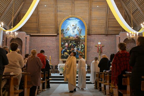 Russia Religion Catholic Easter