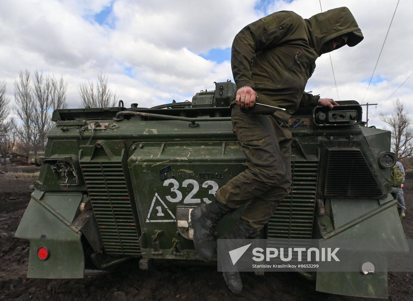 Russia Ukraine Military Operation Captured Vehicle