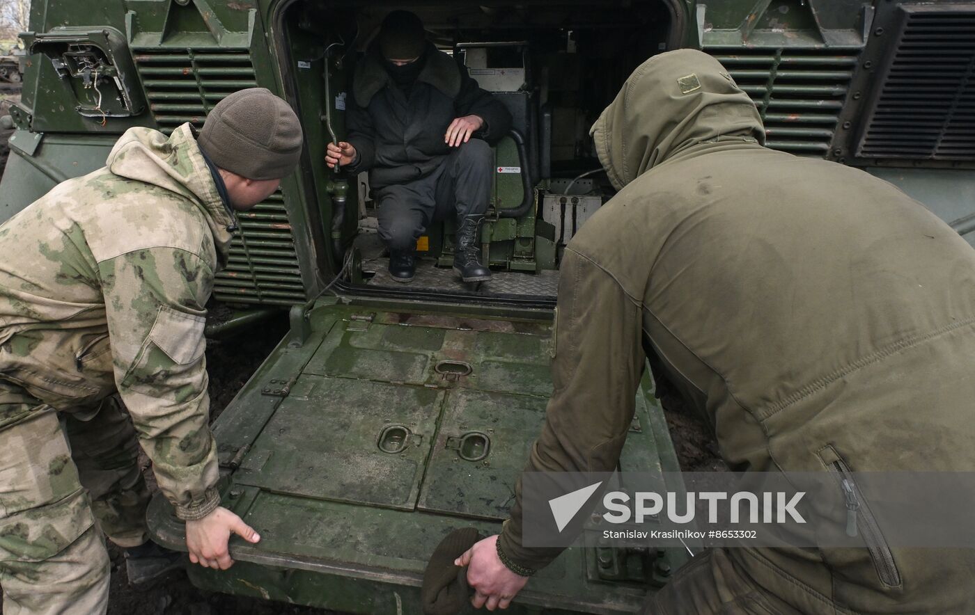 Russia Ukraine Military Operation Captured Vehicle