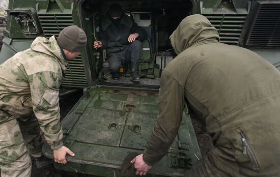 Russia Ukraine Military Operation Captured Vehicle