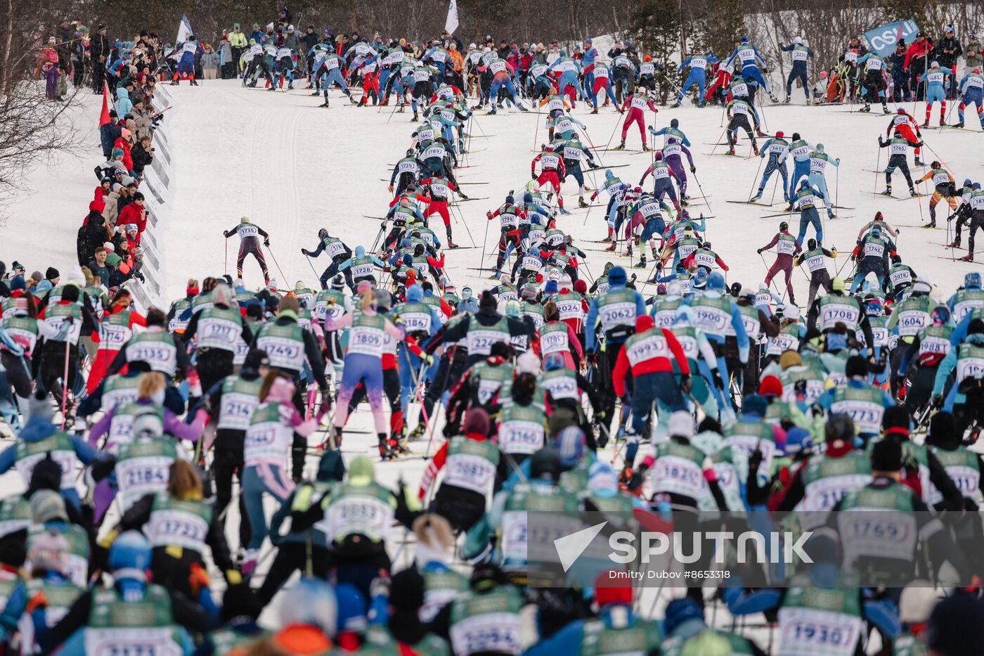 Russia Cross Country Skiing Marathon