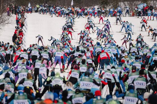 Russia Cross Country Skiing Marathon