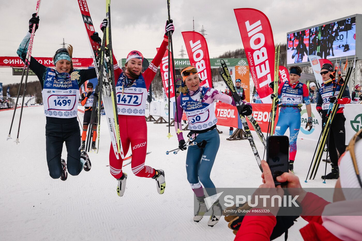 Russia Cross Country Skiing Marathon