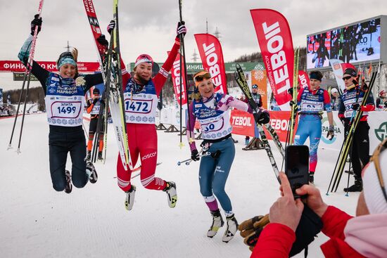 Russia Cross Country Skiing Marathon