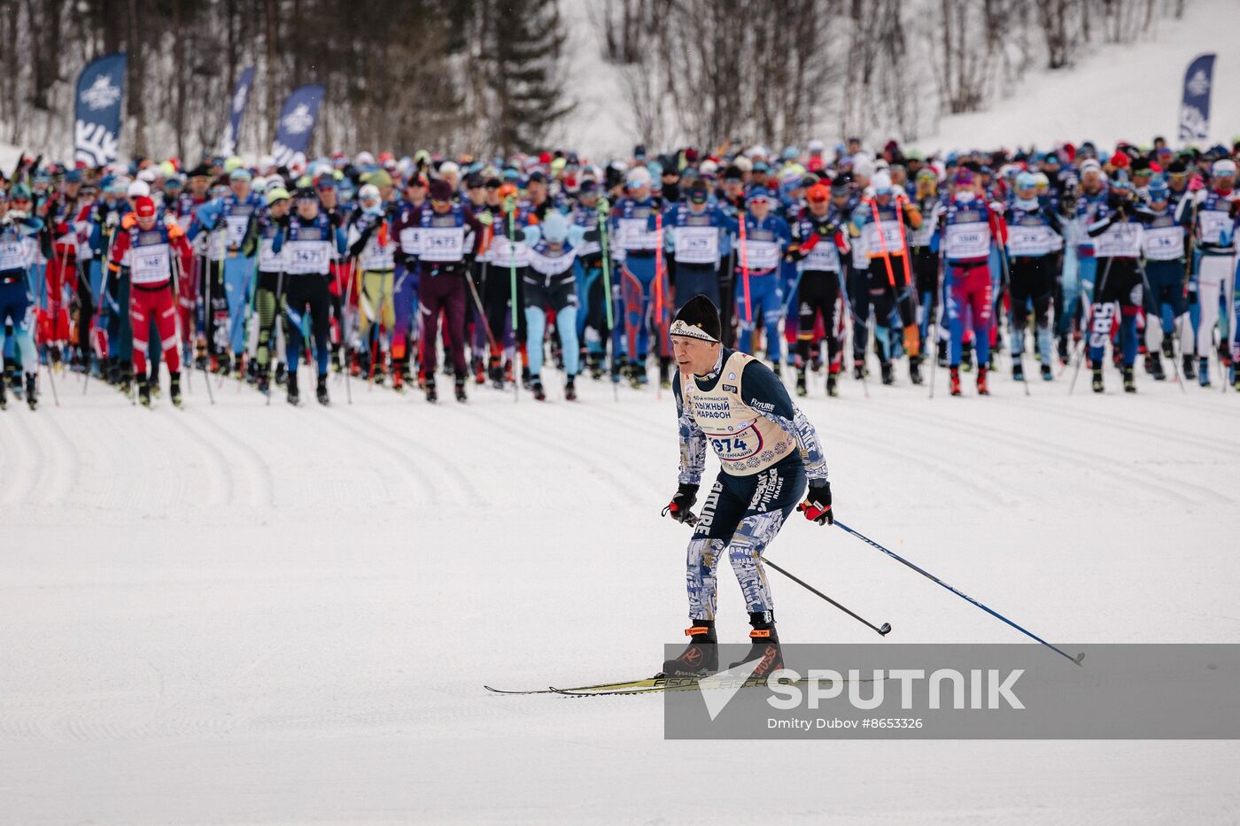 Russia Cross Country Skiing Marathon