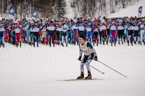 Russia Cross Country Skiing Marathon
