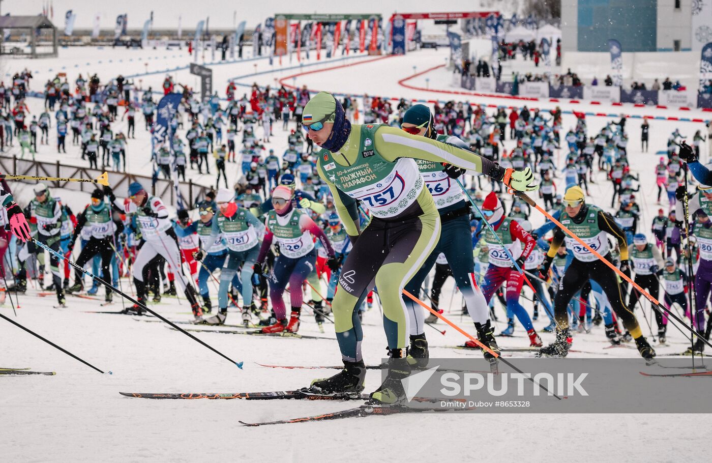 Russia Cross Country Skiing Marathon