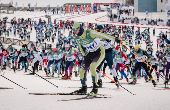 Russia Cross Country Skiing Marathon