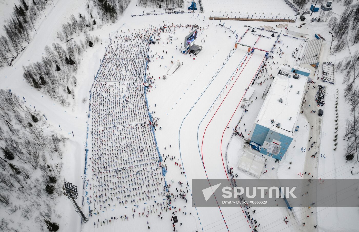 Russia Cross Country Skiing Marathon