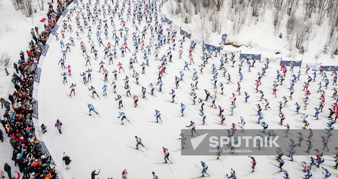Russia Cross Country Skiing Marathon