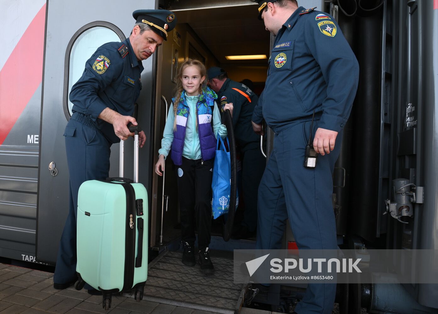 Russia Ukraine Military Operation Evacuees
