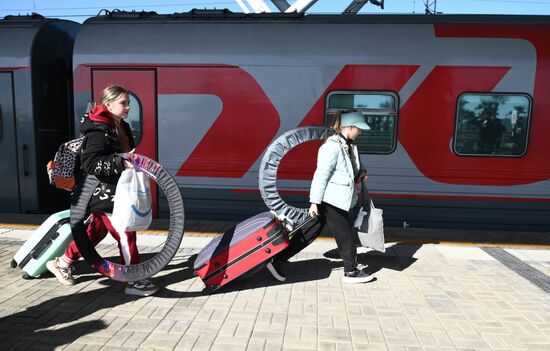 Russia Ukraine Military Operation Evacuees