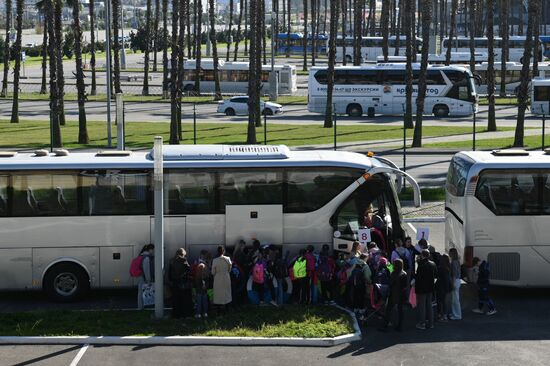 Russia Ukraine Military Operation Evacuees