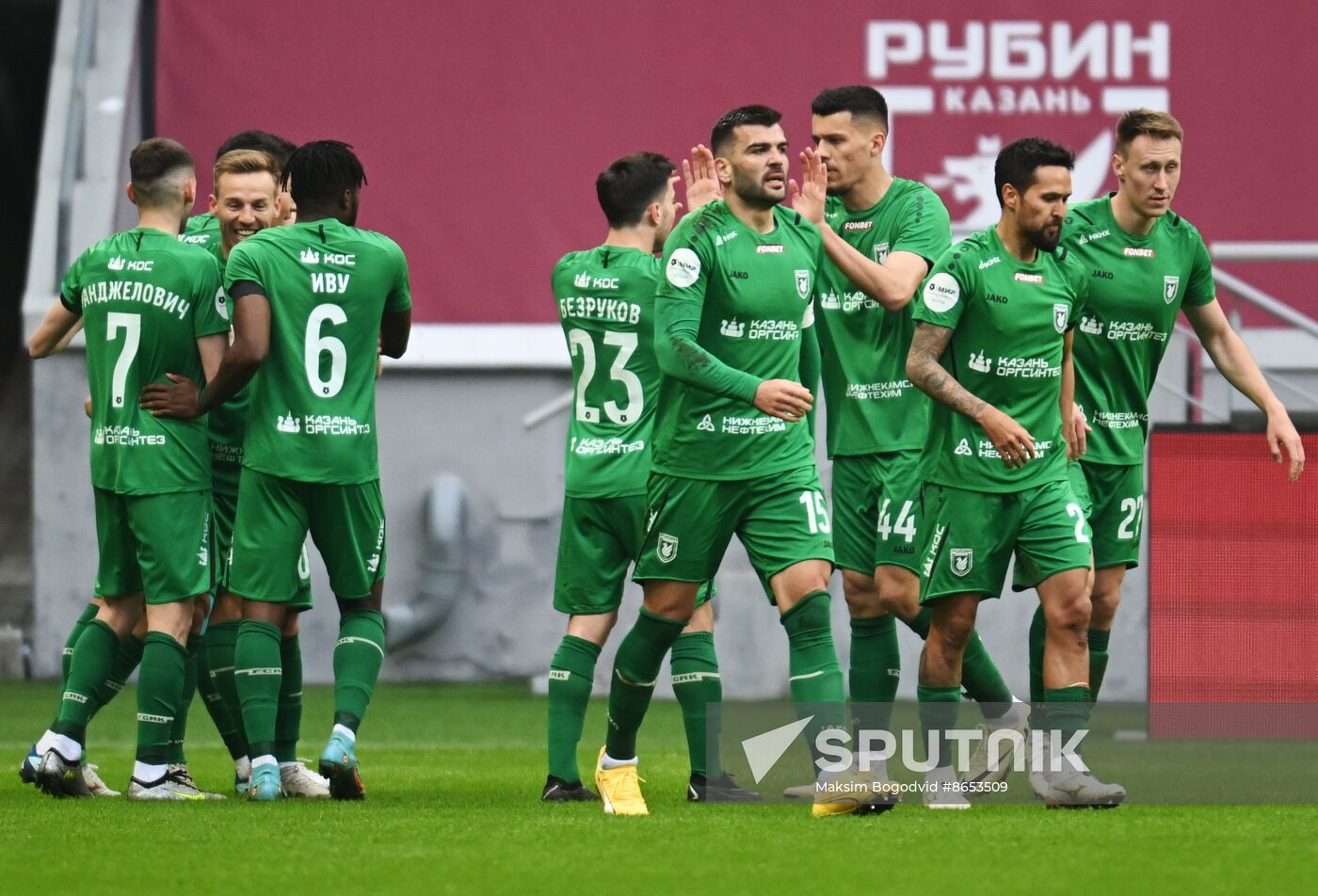 Russia Soccer Premier-League Rubin - Akhmat