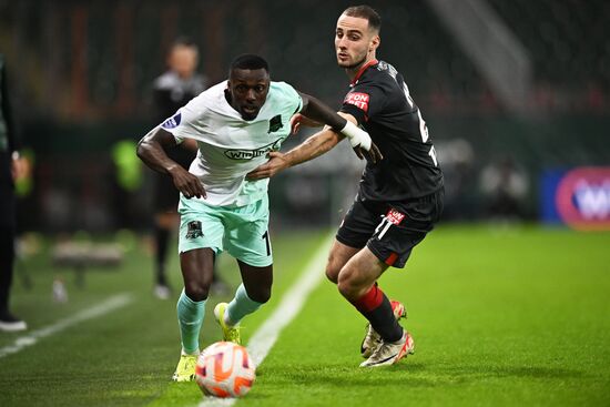 Russia Soccer Premier-League Lokomotiv - Krasnodar