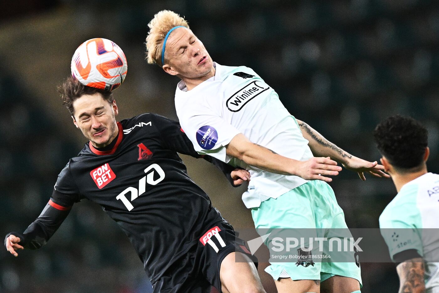 Russia Soccer Premier-League Lokomotiv - Krasnodar