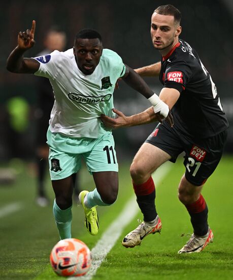 Russia Soccer Premier-League Lokomotiv - Krasnodar