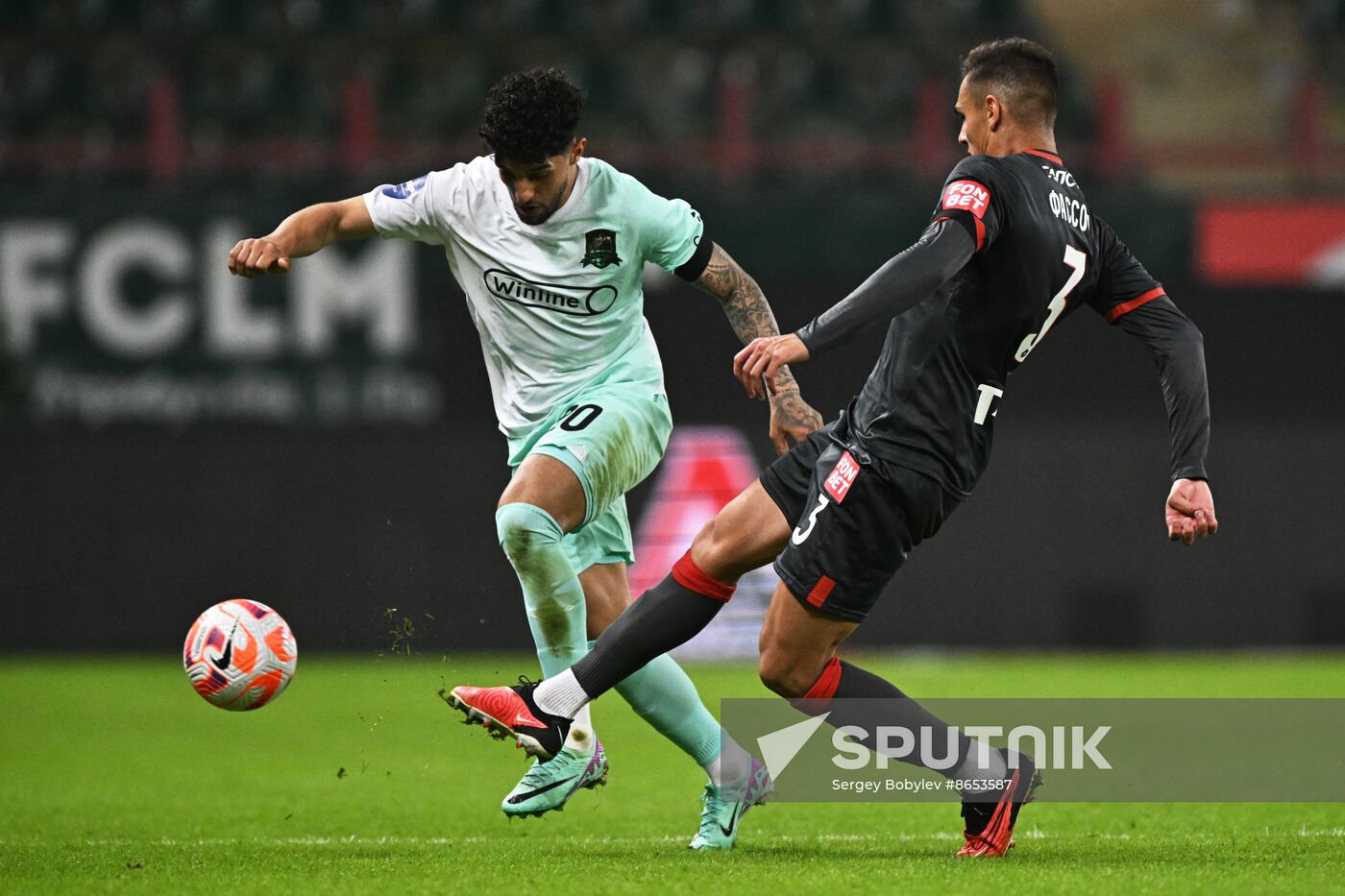 Russia Soccer Premier-League Lokomotiv - Krasnodar