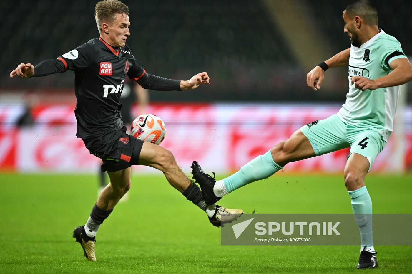 Russia Soccer Premier-League Lokomotiv - Krasnodar