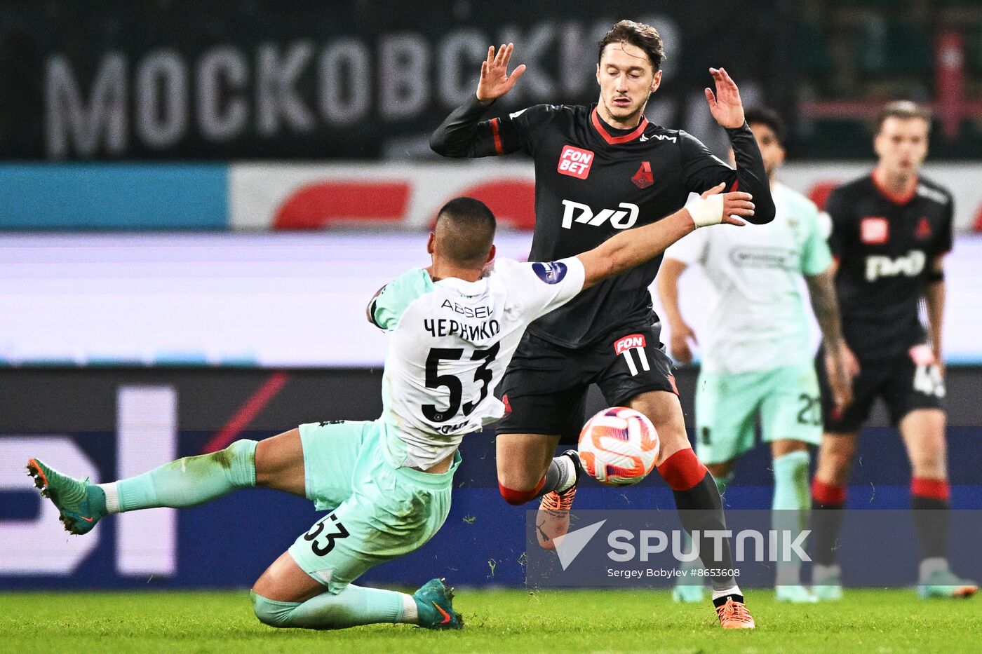 Russia Soccer Premier-League Lokomotiv - Krasnodar