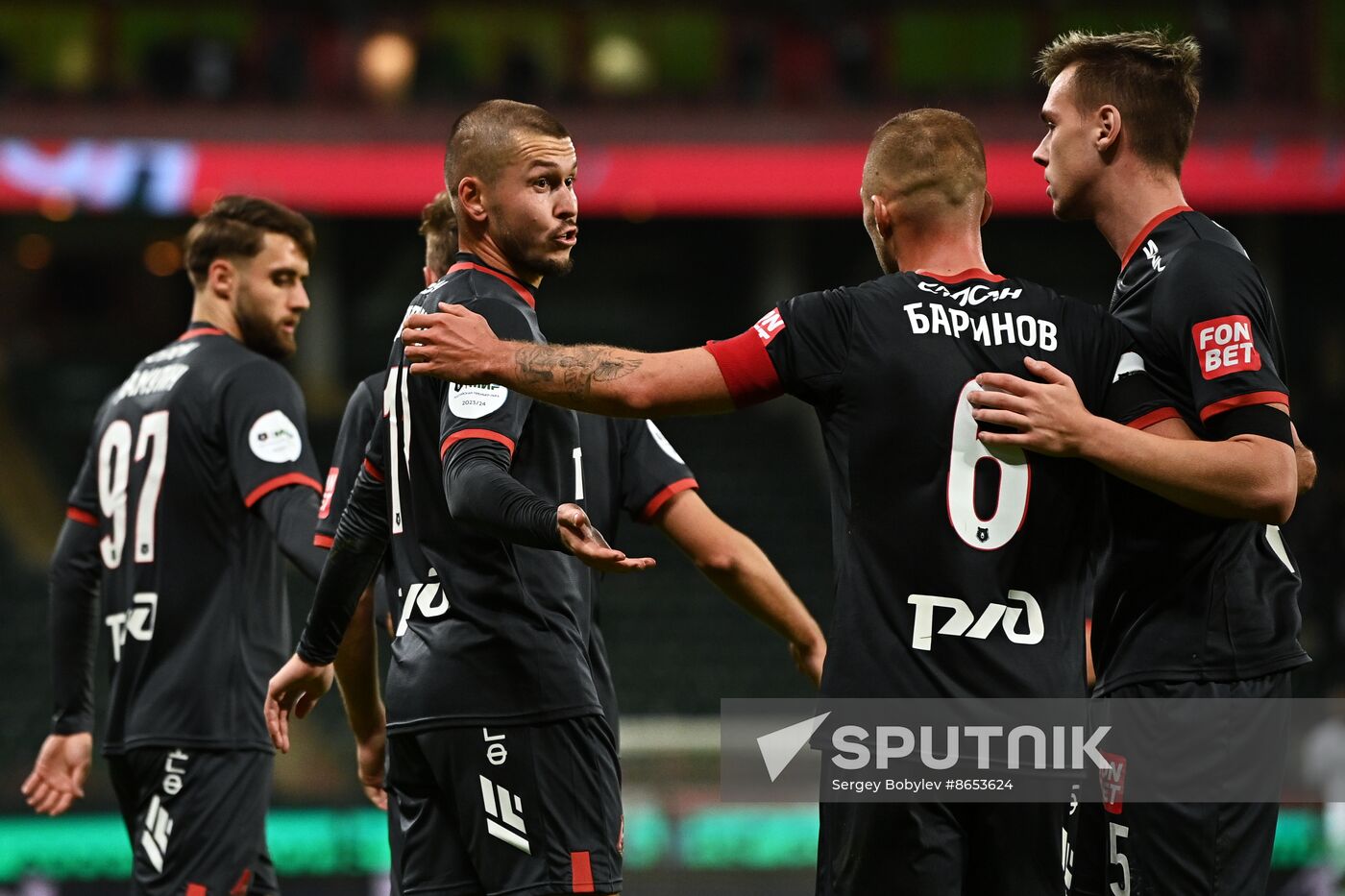 Russia Soccer Premier-League Lokomotiv - Krasnodar